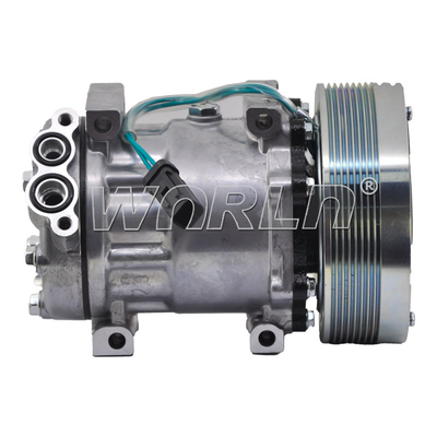 OEM 4612805/3729360/3639607 คอมเพรสเซอร์ AC อัตโนมัติ 7H15 8PK สำหรับ Caterpillar 24V