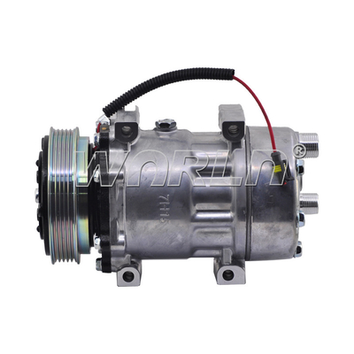 คอมเพรสเซอร์เครื่องปรับอากาศรถบรรทุก 12V สำหรับ New Holland 7H15 6PK SD7H154685 SD7H154702