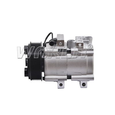 HS18 คอมเพรสเซอร์ AC อัตโนมัติสำหรับปั๊มปรับอากาศ Hyundai Terracan 24V 8PK 110MM