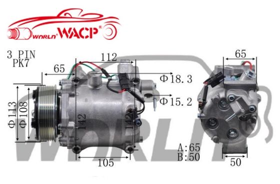 เครื่องบดอากาศรถยนต์คุณภาพสูง 8643296 สําหรับ Honda CRV สําหรับ Crosstour สําหรับ Civic RE4 2.4 WXHD013