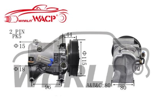 RC.600.225 เครื่องปรับอากาศรถยนต์ เครื่องบดอากาศ 51786321 สําหรับ Palio Fire Uno Siena WXFT023