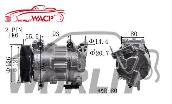 1139068 6CVC13 5PK เครื่องปรับอากาศรถยนต์ สําหรับ Opel Zafira สําหรับ Astra1.6 WXOP006