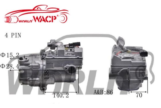 ES34C คอมเพรสเซอร์แอร์ไฟฟ้า OEM 4G0260797 สำหรับ Audi A6 A8 C7 D4 2.0 2011-2016 WXHB001