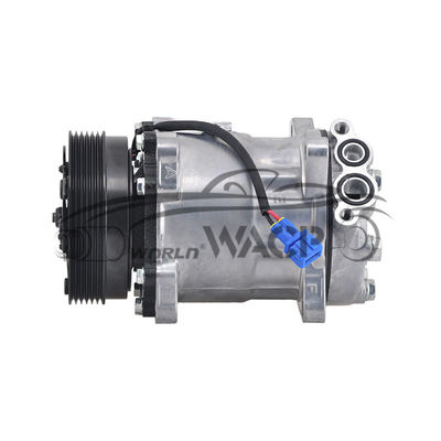 7H15 6PK 12V คอมเพรสเซอร์แอร์รถยนต์ 7H0820805D สำหรับ VW Multivan T5 Mk WXVW041